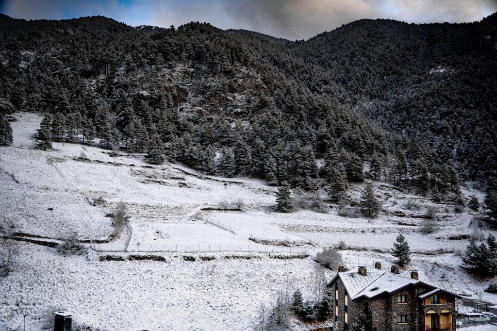 Arinsal Field with Snow